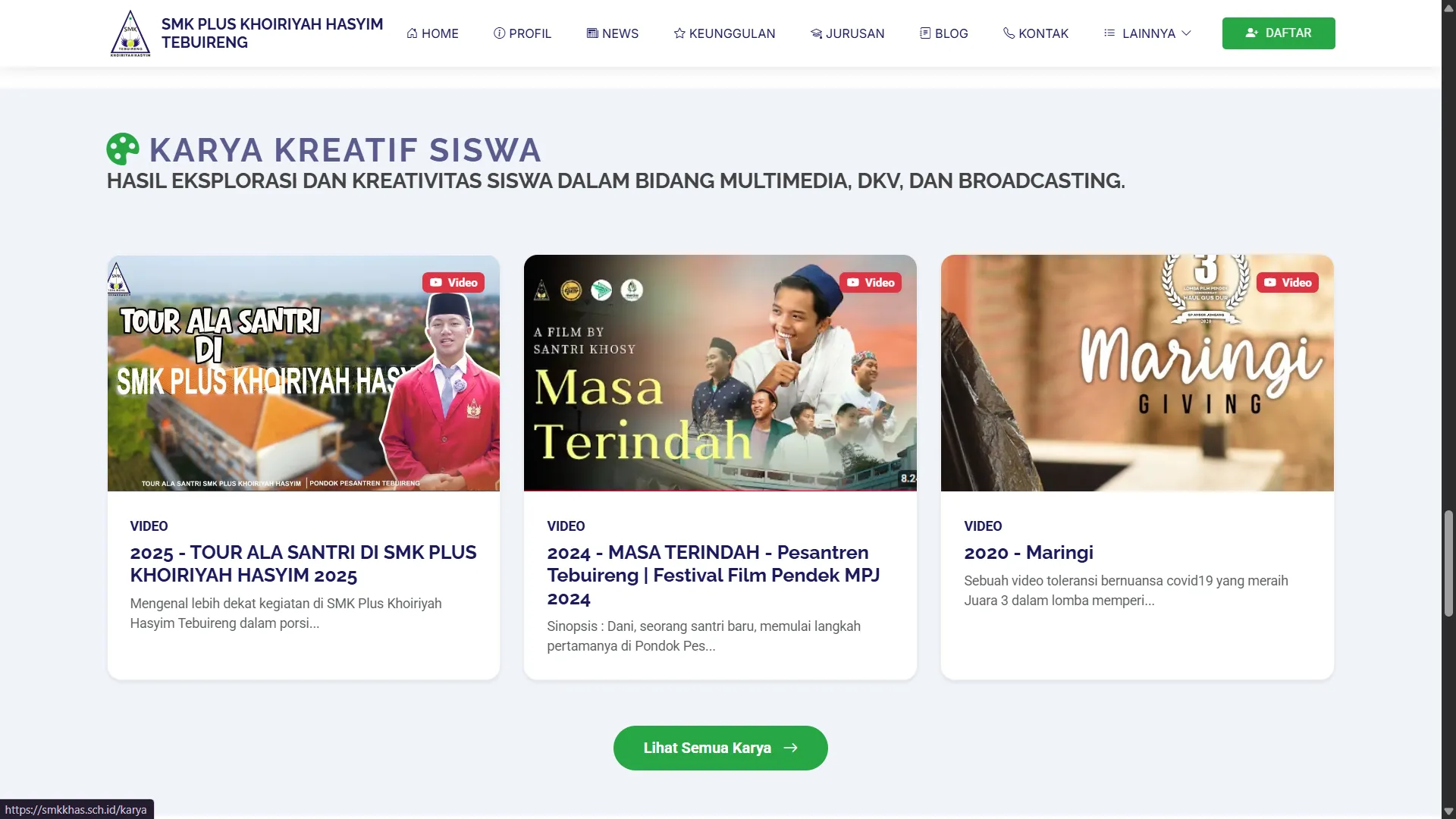 Official School Website